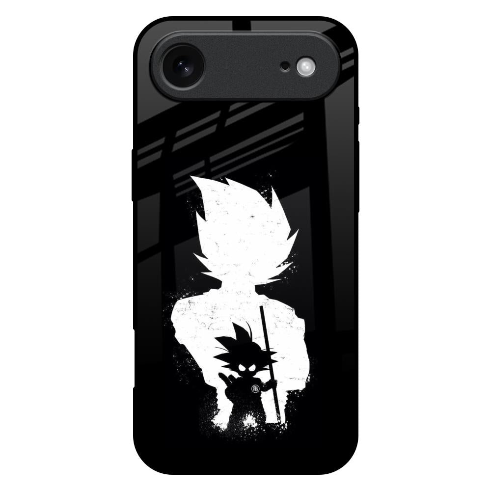 Monochrome Goku iPhone 17 Air Glass Back Cover Online