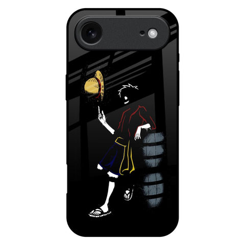 Luffy Line Art iPhone 17 Air Glass Back Cover Online