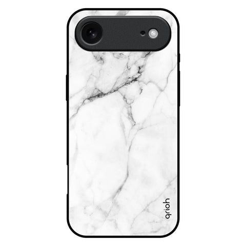 Modern White Marble iPhone 17 Air Glass Back Cover Online