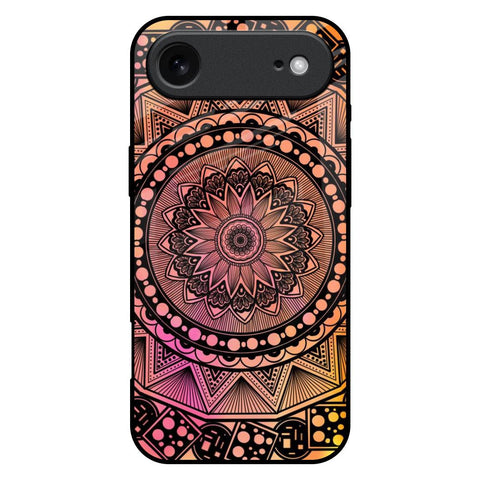 Floral Mandala iPhone 17 Air Glass Back Cover Online