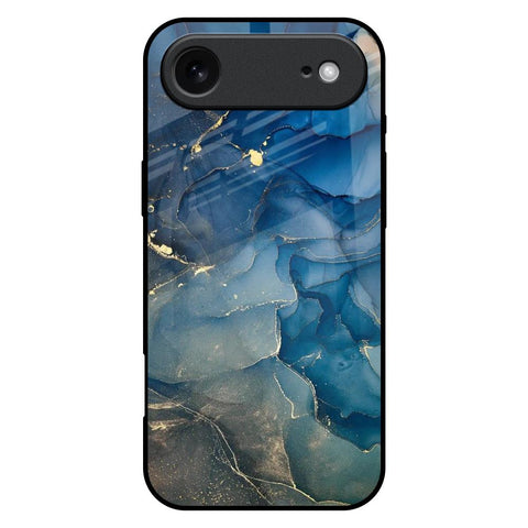 Blue Cool Marble iPhone 17 Air Glass Back Cover Online