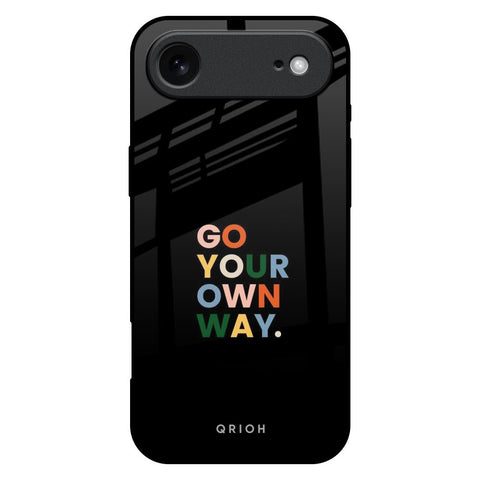 Go Your Own Way iPhone 17 Air Glass Back Cover Online