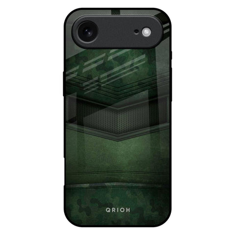 Green Leather iPhone 17 Air Glass Back Cover Online