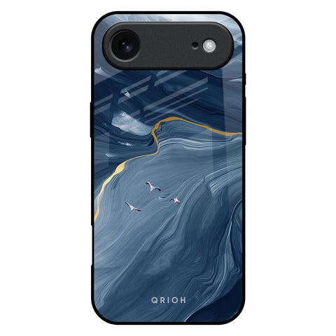 Deep Ocean Marble iPhone 17 Air Glass Back Cover Online