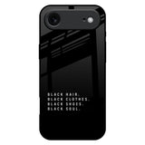 Black Soul iPhone 17 Air Glass Back Cover Online