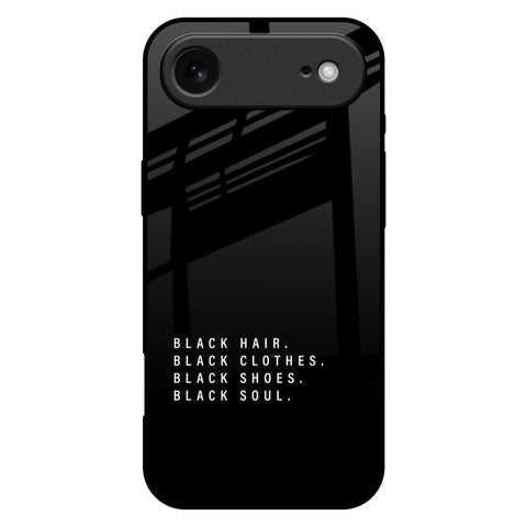 Black Soul iPhone 17 Air Glass Back Cover Online