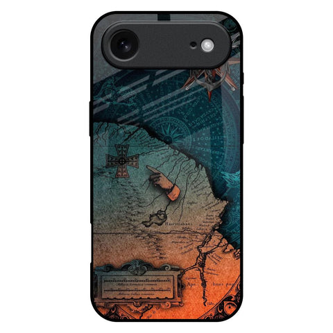 Geographical Map iPhone 17 Air Glass Back Cover Online