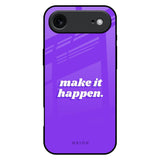 Make it Happen iPhone 17 Air Glass Back Cover Online