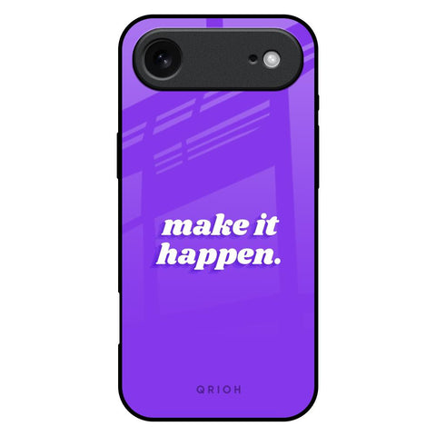 Make it Happen iPhone 17 Air Glass Back Cover Online