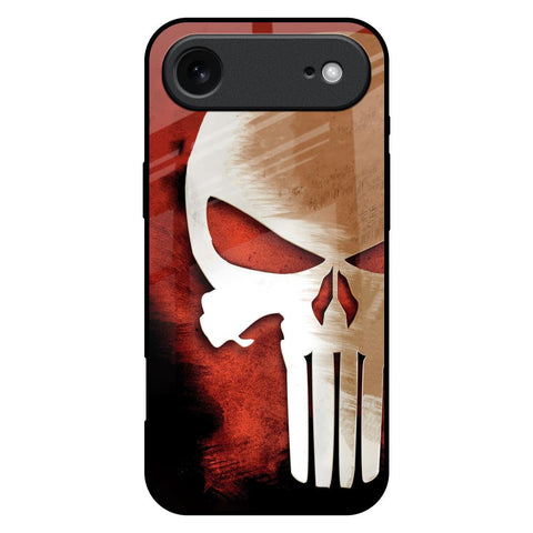 Red Skull iPhone 17 Air Glass Back Cover Online