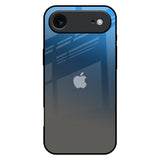 Blue Grey Ombre iPhone 17 Air Glass Back Cover Online