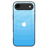Wavy Blue Pattern iPhone 17 Air Glass Back Cover Online
