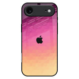 Geometric Pink Diamond iPhone 17 Air Glass Back Cover Online