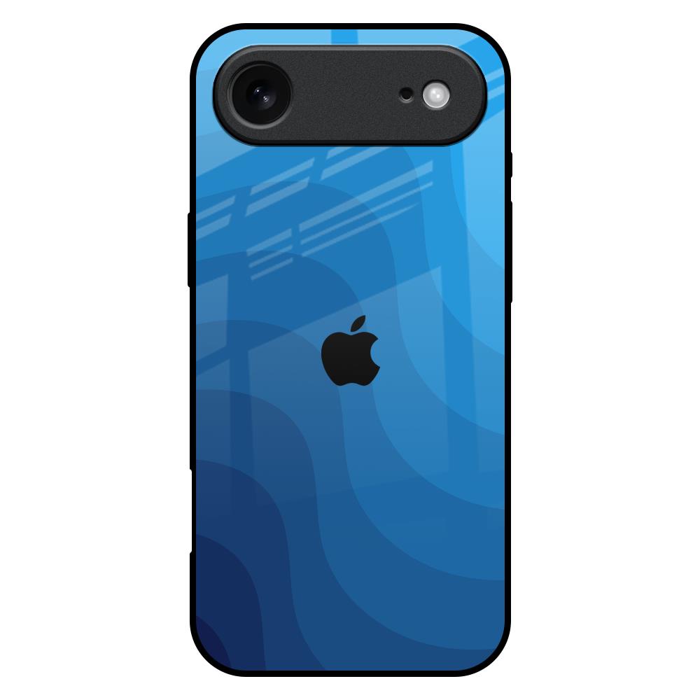 Blue Wave Abstract iPhone 17 Air Glass Back Cover Online