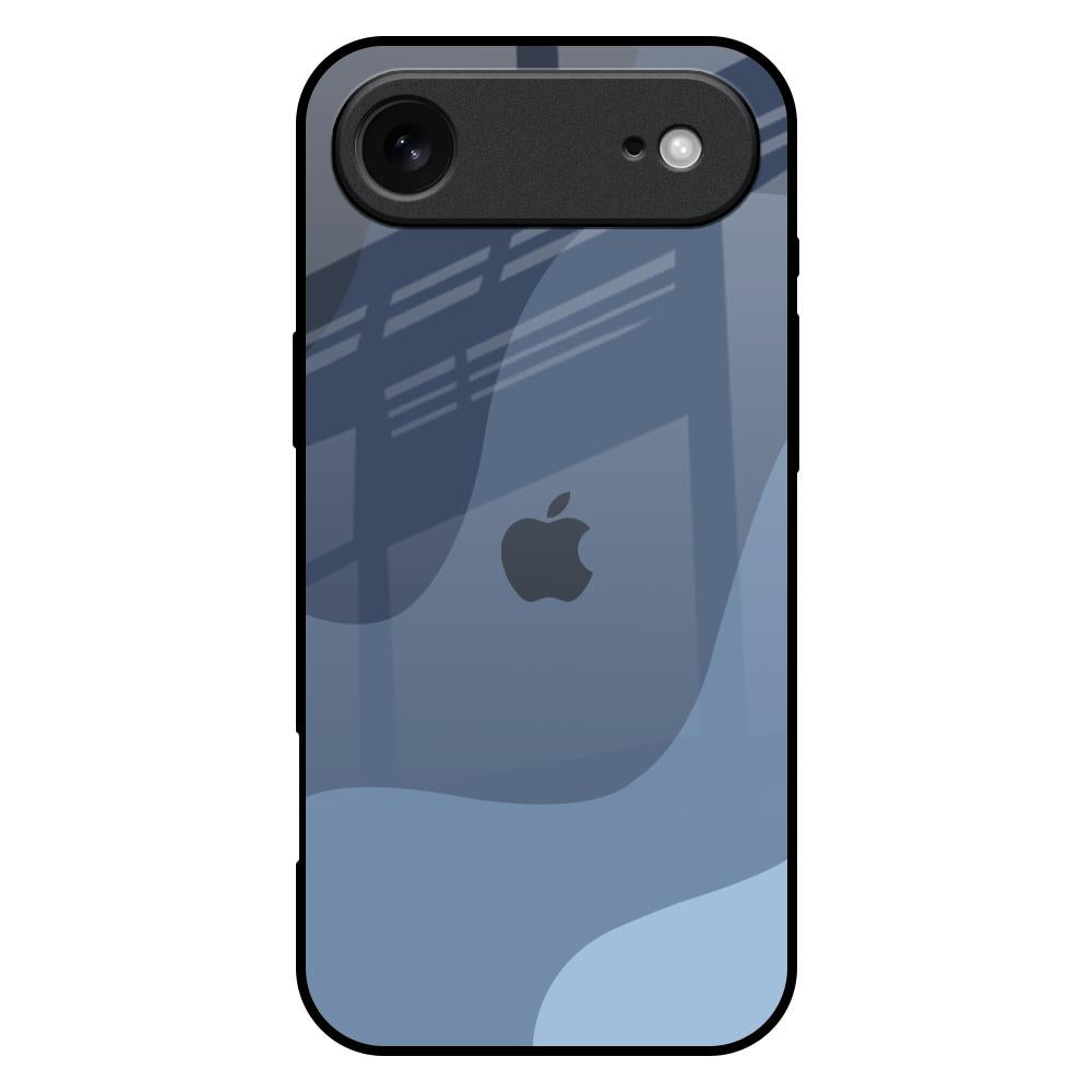 Navy Blue Ombre iPhone 17 Air Glass Back Cover Online