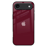 Classic Burgundy iPhone 17 Air Glass Back Cover Online