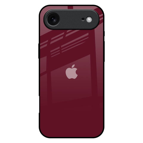 Classic Burgundy iPhone 17 Air Glass Back Cover Online