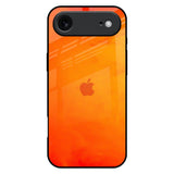 Tangy Orange iPhone 17 Air Glass Back Cover Online