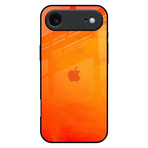 Tangy Orange iPhone 17 Air Glass Back Cover Online