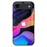 Colorful Fluid iPhone 17 Air Glass Back Cover Online