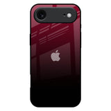 Wine Red iPhone 17 Air Glass Back Cover Online