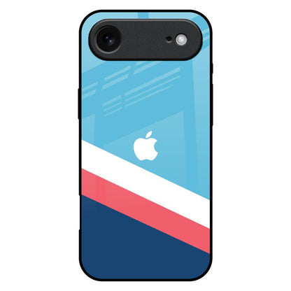 Pink & White Stripes iPhone 17 Air Glass Back Cover Online