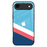 Pink & White Stripes iPhone 17 Air Glass Back Cover Online