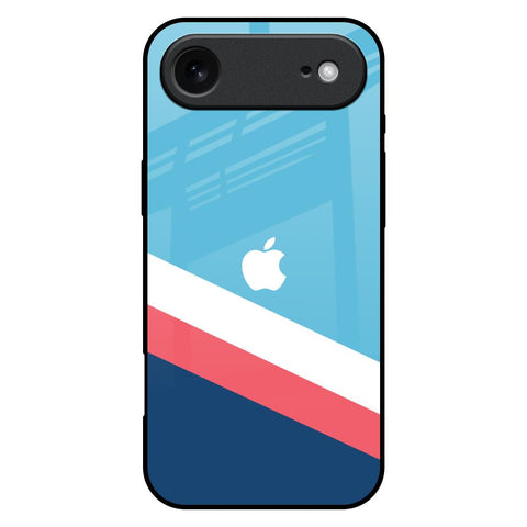 Pink & White Stripes iPhone 17 Air Glass Back Cover Online