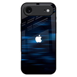 Blue Rough Abstract iPhone 17 Air Glass Back Cover Online