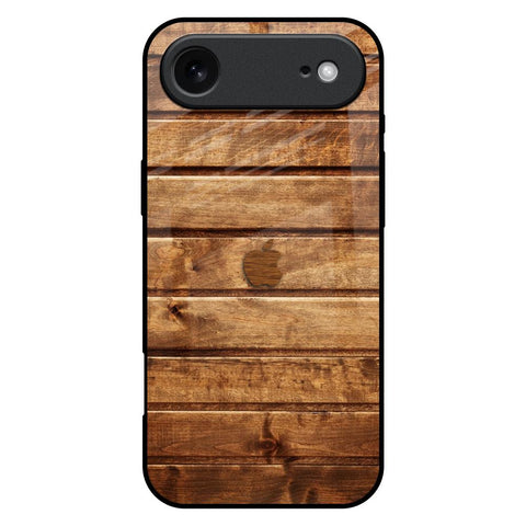 Wooden Planks iPhone 17 Air Glass Back Cover Online