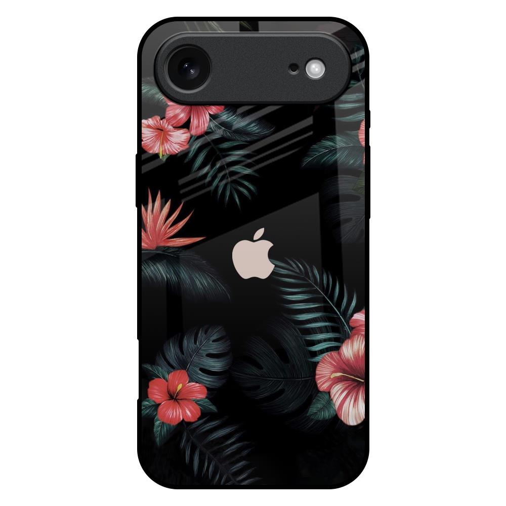 Tropical Art Flower iPhone 17 Air Glass Back Cover Online