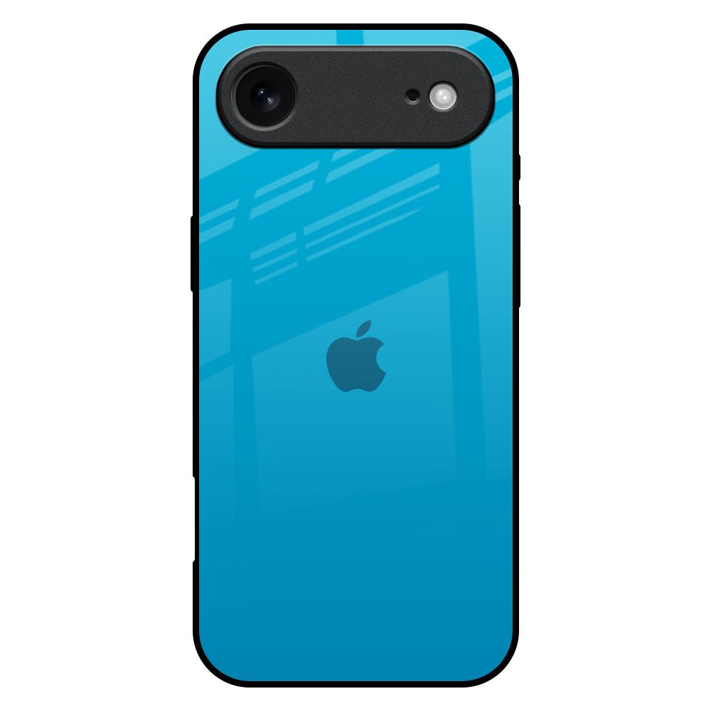Blue Aqua iPhone 17 Air Glass Back Cover Online