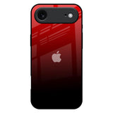 Maroon Faded iPhone 17 Air Glass Back Cover Online