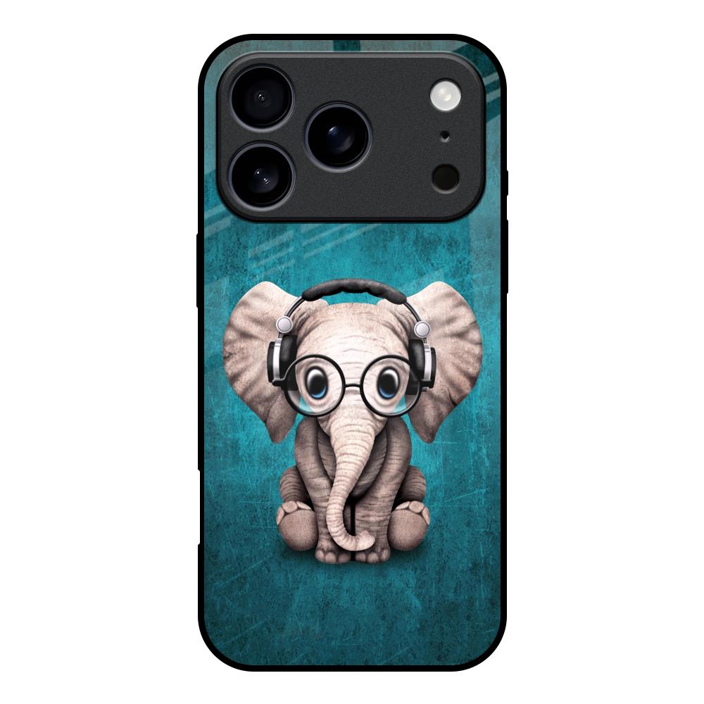 Adorable Baby Elephant iPhone 17 Pro Glass Back Cover Online
