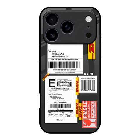 Cool Barcode Label iPhone 17 Pro Glass Back Cover Online