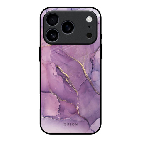 Purple Gold Marble iPhone 17 Pro Glass Back Cover Online