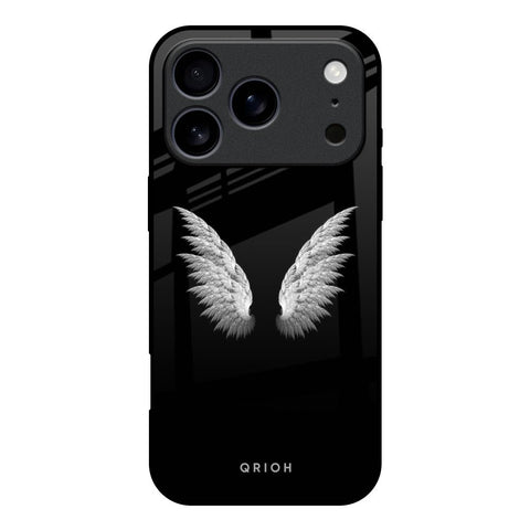 White Angel Wings iPhone 17 Pro Glass Back Cover Online