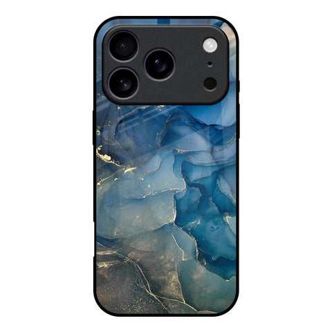 Blue Cool Marble iPhone 17 Pro Glass Back Cover Online