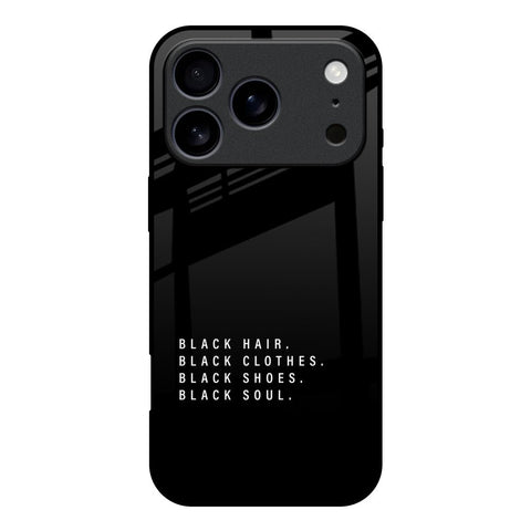 Black Soul iPhone 17 Pro Glass Back Cover Online
