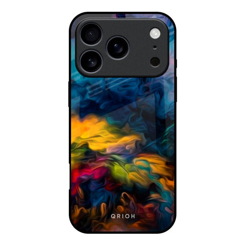 Multicolor Oil Painting iPhone 17 Pro Glass Back Cover Online