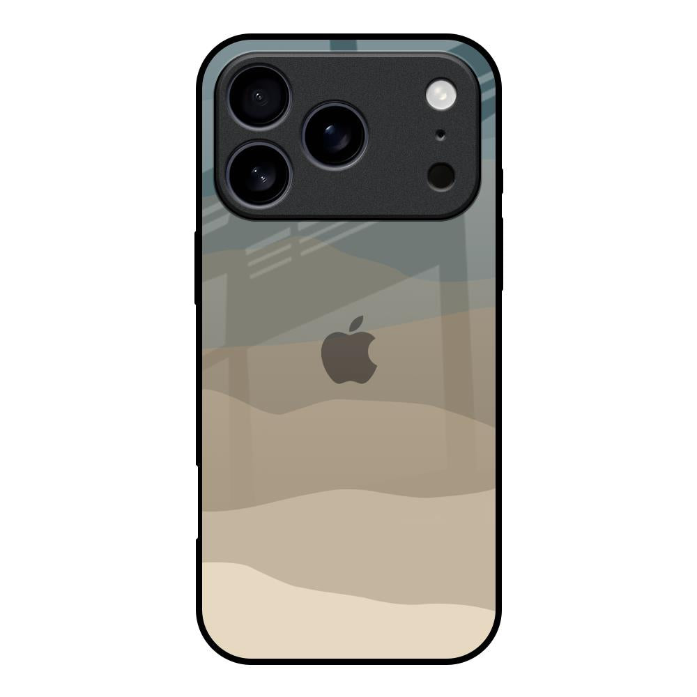 Abstract Mountain Pattern iPhone 17 Pro Glass Back Cover Online