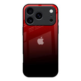 Maroon Faded iPhone 17 Pro Glass Back Cover Online