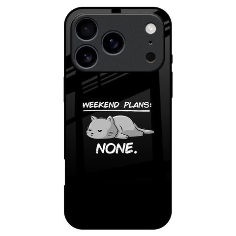 Weekend Plans iPhone 17 Pro Max Glass Back Cover Online