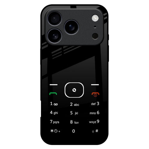 Classic Keypad Pattern iPhone 17 Pro Max Glass Back Cover Online