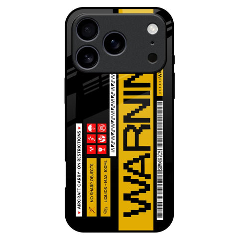 Aircraft Warning iPhone 17 Pro Max Glass Back Cover Online