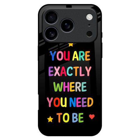 Magical Words iPhone 17 Pro Max Glass Back Cover Online