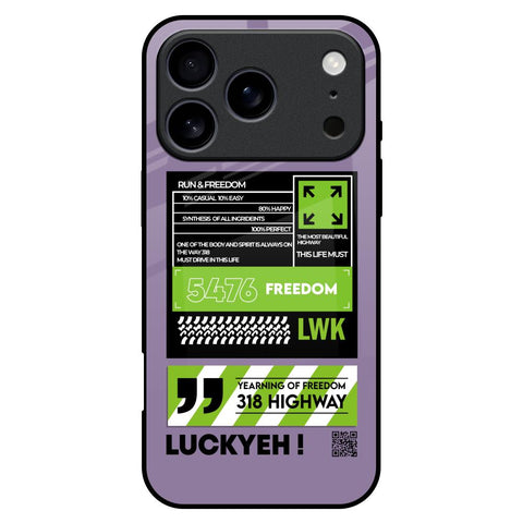 Run & Freedom iPhone 17 Pro Max Glass Back Cover Online
