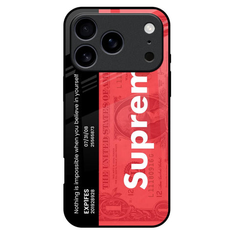 Supreme Ticket iPhone 17 Pro Max Glass Back Cover Online