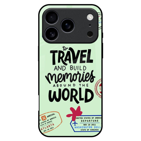 Travel Stamps iPhone 17 Pro Max Glass Back Cover Online