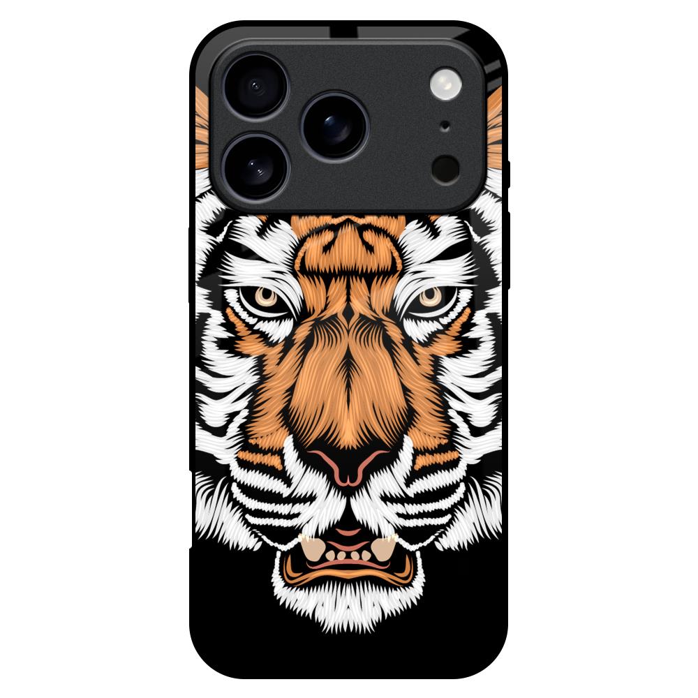 Angry Tiger iPhone 17 Pro Max Glass Back Cover Online